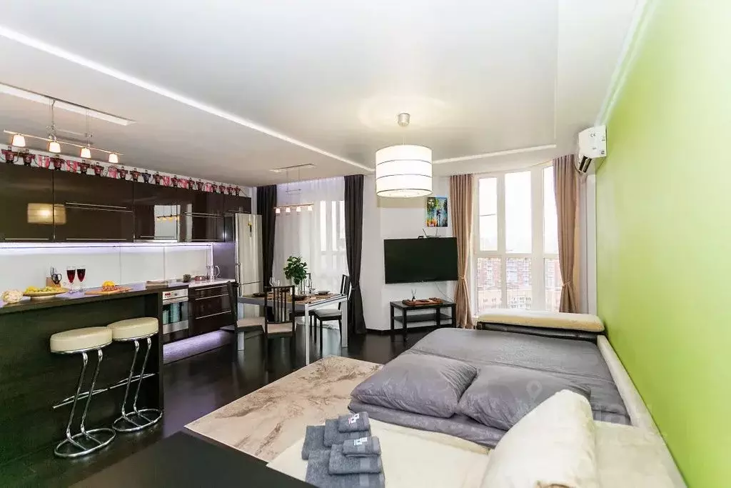 Студия Новосибирская область, Новосибирск Горский мкр, 8 (45.0 м) - Фото 1