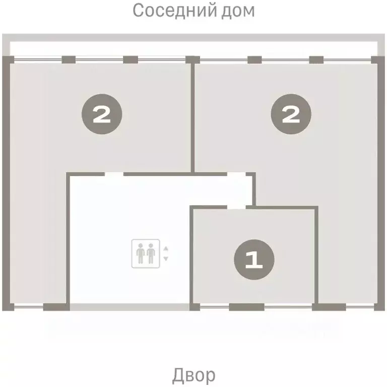 2-к кв. Ханты-Мансийский АО, Сургут 1-й мкр, Нефть жилой комплекс ... - Фото 1