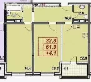 2-комнатная квартира: Анапа, улица Лермонтова, 118 (66 м) - Фото 0