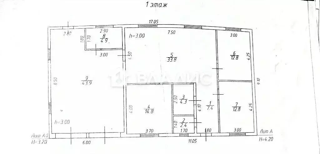 Дом в Пензенская область, с. Бессоновка ул. Вишневая, 7 (137 м) - Фото 1