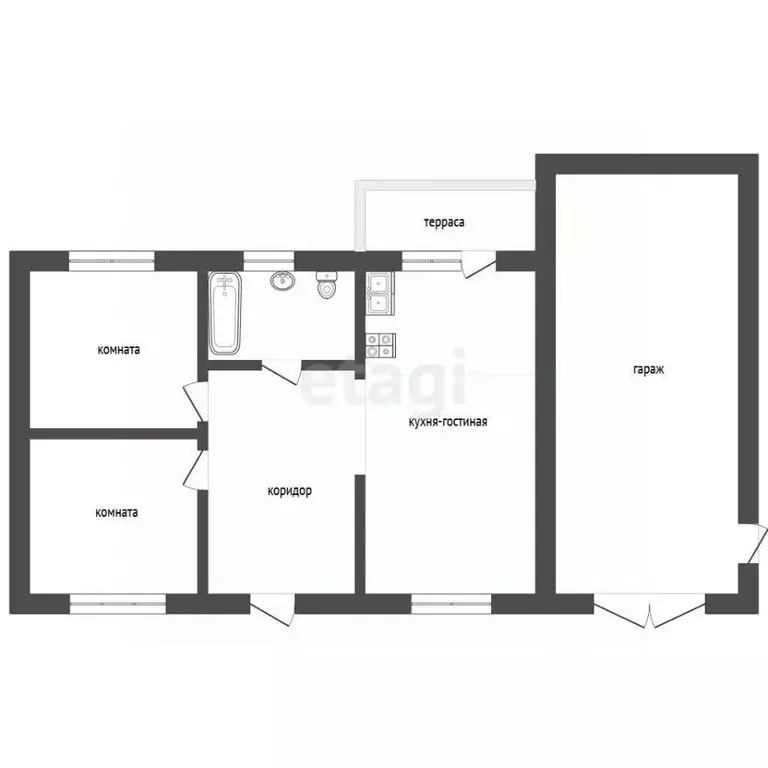 Дом в Калужская область, Таруса ул. Семейная, 1 (108 м) - Фото 2