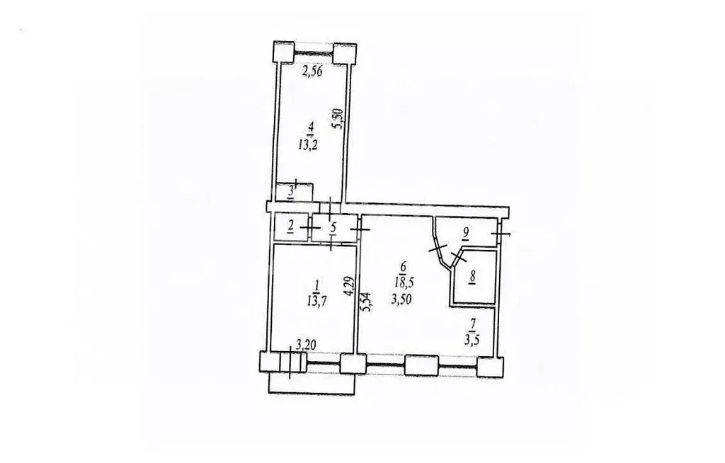 3-к кв. Новосибирская область, Бердск ул. Ленина, 85 (62.4 м) - Фото 2