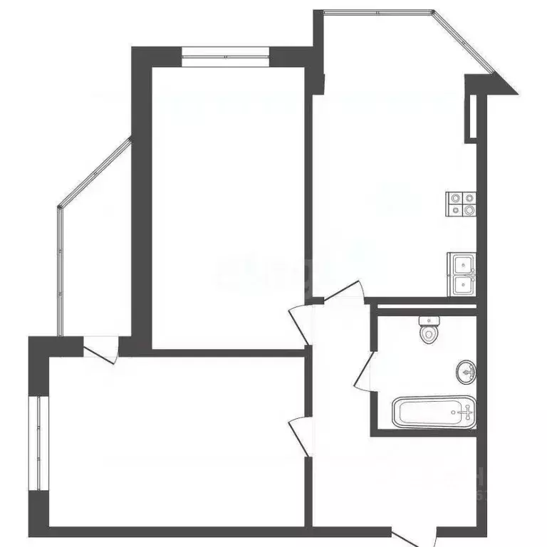 2-к кв. Краснодарский край, Анапа Крестьянская ул., 27к8 (55.0 м) - Фото 2