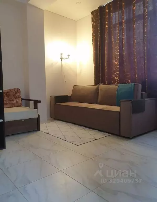 Студия Краснодарский край, Сочи Мамайка мкр, ул. Фадеева, 32 (32.0 м) - Фото 1