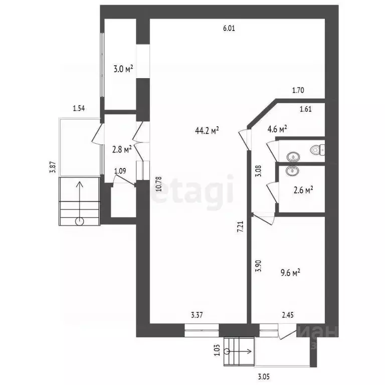 Помещение свободного назначения в Тюменская область, Тюмень Широтная ... - Фото 2