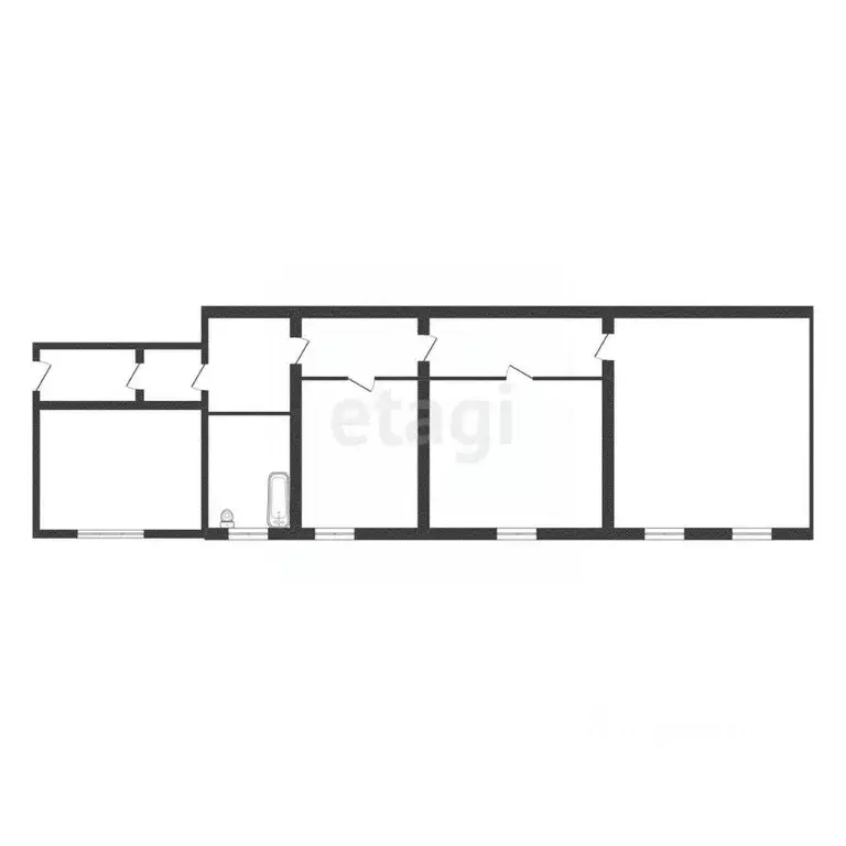 3-к кв. Белгородская область, Белгород Банный пер., 4 (63.0 м) - Фото 1