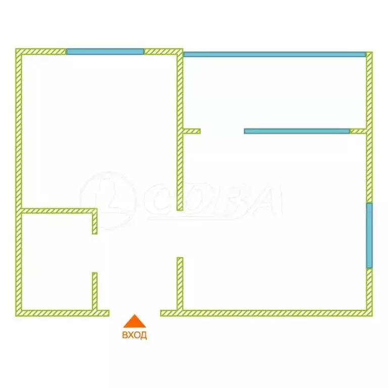 1-комнатная квартира: Сочи, микрорайон Гагарина, Красноармейская ... - Фото 2