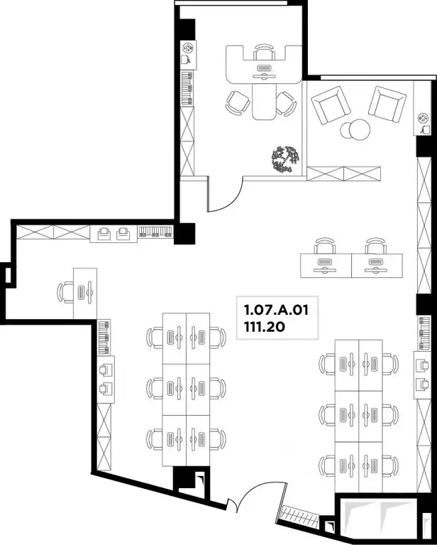 Офис в Москва ул. Маршала Прошлякова, 23 (111 м) - Фото 2