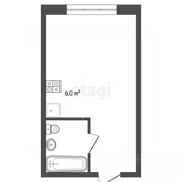 Студия Москва Шмитовский проезд, 39к6 (29.6 м) - Фото 2