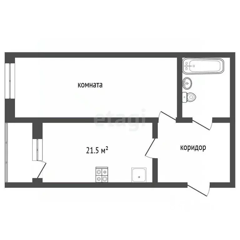 1-к кв. Ярославская область, Ярославль ул. Академика Колмогорова, 26 ... - Фото 1