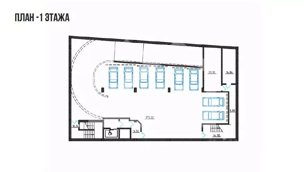 Помещение свободного назначения в Москва Резервный проезд, 11АС1 (1903 ... - Фото 2