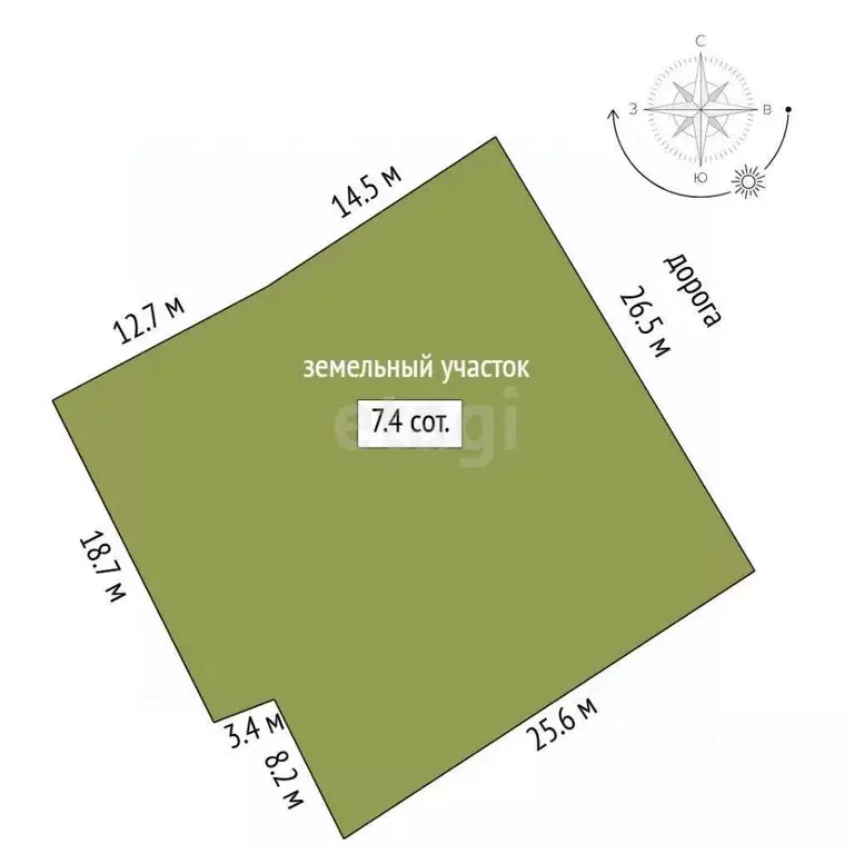 Участок в Тюменская область, Тюмень Юбилей садовое товарищество, ул. ... - Фото 1