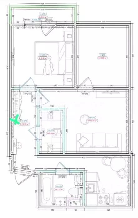 3-к кв. Москва Щелковское ш., 12К2 (52.0 м) - Фото 1