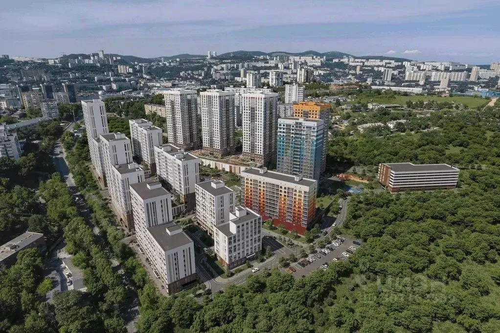 1-к кв. Приморский край, Владивосток ул. Слуцкого, 5А (34.7 м) - Фото 2