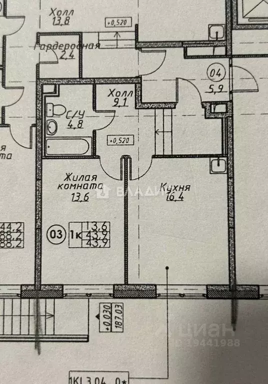 2-к кв. Москва ул. Саларьевская, 10к2 (43.0 м) - Фото 1