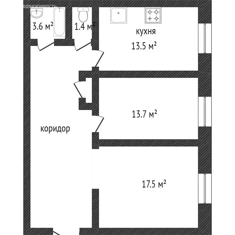 2-комнатная квартира: Златоуст, улица Шишкина, 5 (47 м) - Фото 1