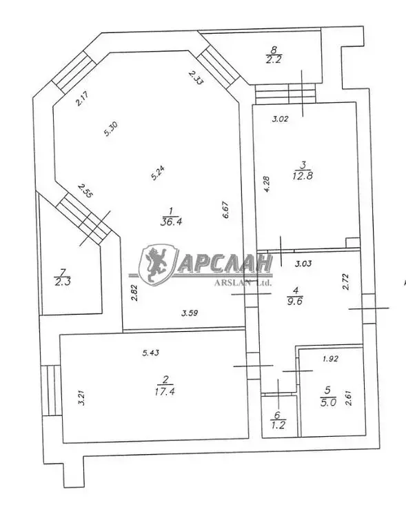 2-комнатная квартира: Казань, Чистопольская улица, 79 (86.9 м) - Фото 1