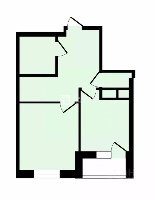 Квартира, 1 комната, 59 м - Фото 0