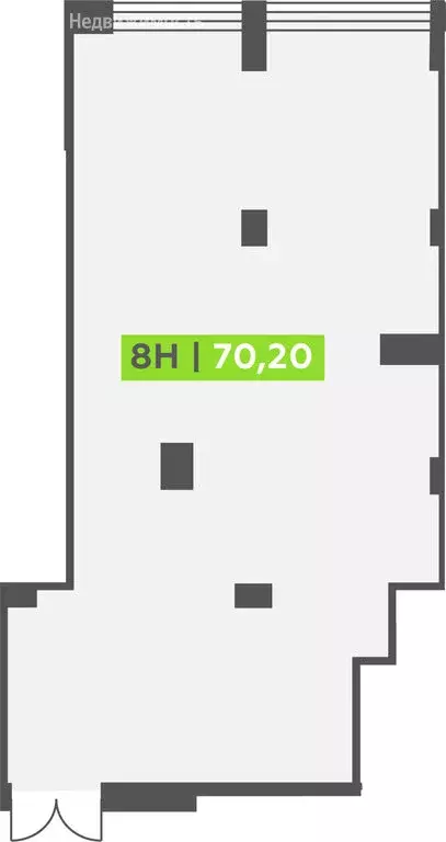 Торговая площадь (70.2 м) - Фото 1