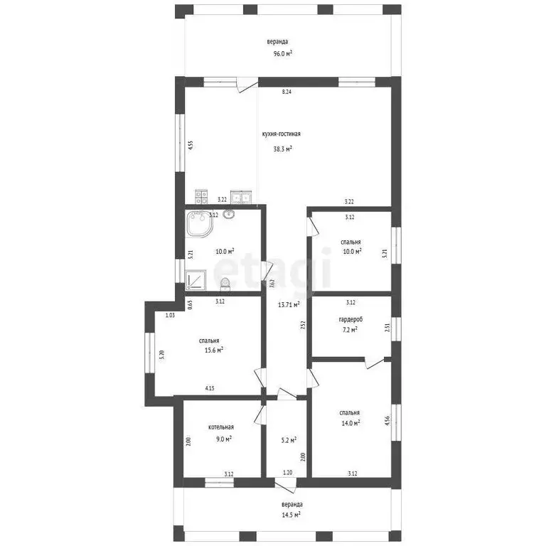 Дом в Звенигород, СНТ Ягодка, 37А (172 м) - Фото 0