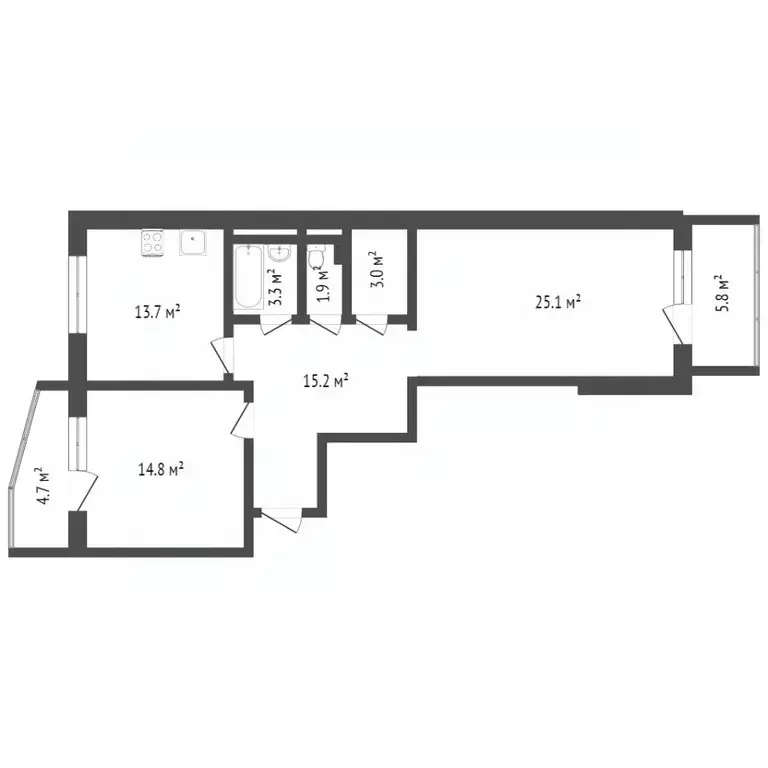 2-к кв. Воронежская область, Воронеж ул. 45-й Стрелковой Дивизии, ... - Фото 2