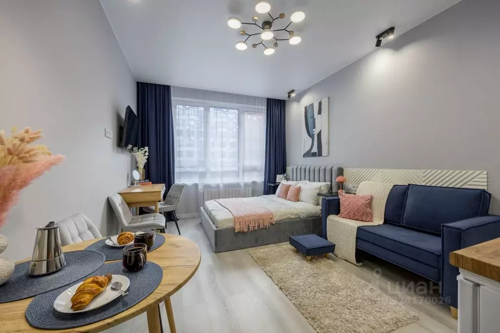 Студия Москва ул. Лобановский Лес, 9 (28.0 м) - Фото 1