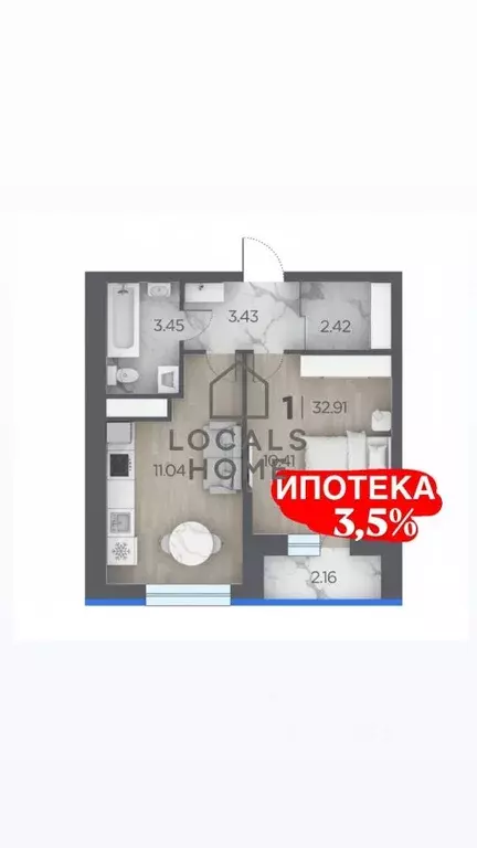 1-к кв. Рязанская область, Рязанский район, Дядьковское с/пос, с. ... - Фото 1