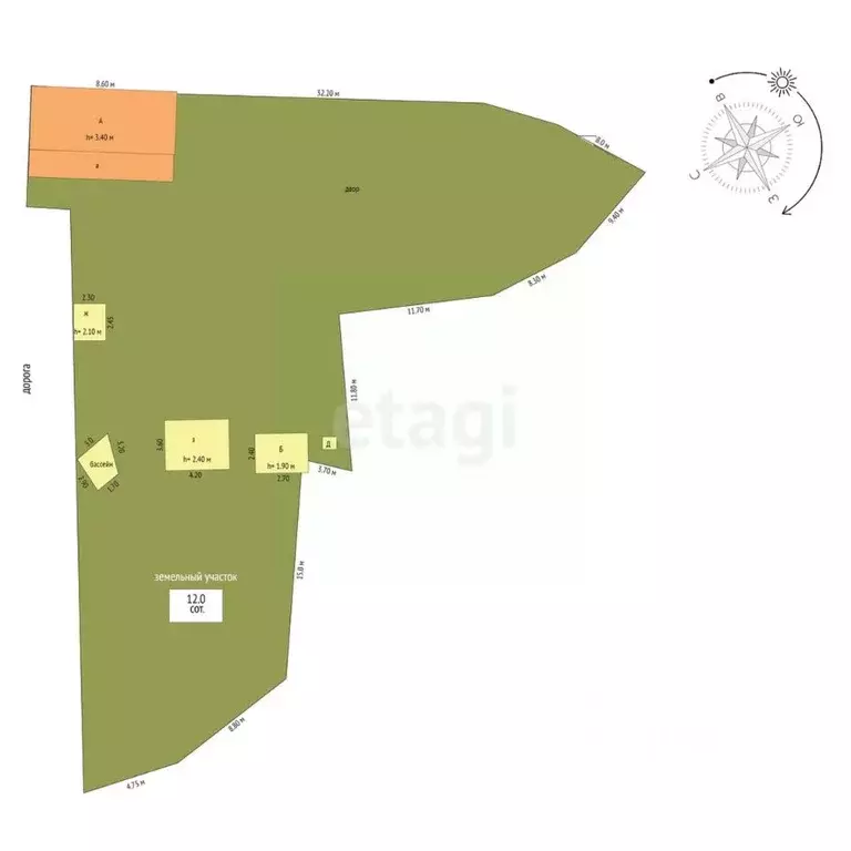 Участок в Крым, Ялта муниципальный округ, Кореиз пгт ул. В.Г. ... - Фото 2