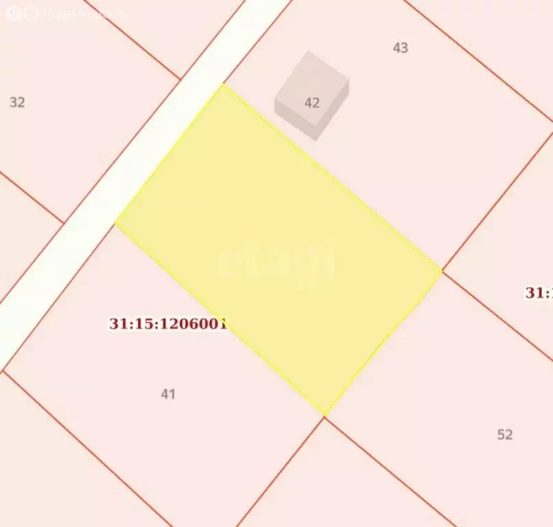 Участок в село Шагаровка, СТ Ёлочка (5.89 м) - Фото 2