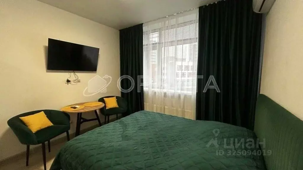 Студия Тюменская область, Тюмень ул. Алматинская, 6 (19.1 м) - Фото 2