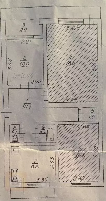 3-к кв. Севастополь ул. Генерала Хрюкина, 4 (68.7 м) - Фото 1