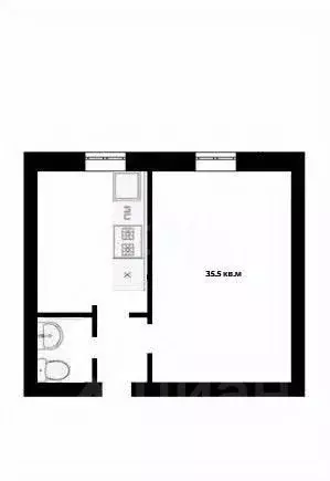 1-к кв. Хабаровский край, Хабаровск Имени Горького мкр, ул. ... - Фото 2