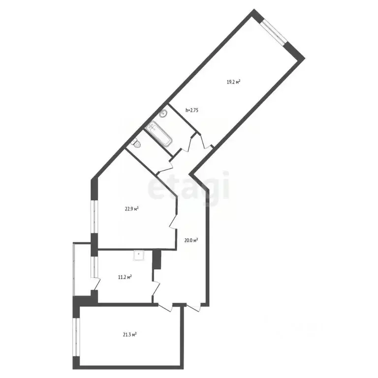 4-к кв. Красноярский край, Красноярск Северный мкр, ул. Мате Залки, ... - Фото 2