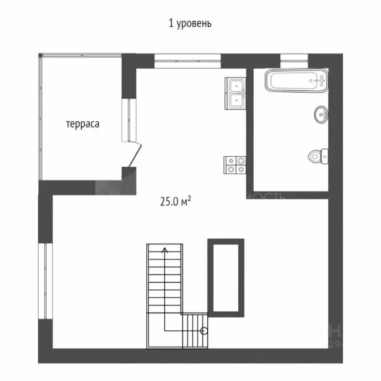 2-к кв. Тюменская область, Тюмень ДОК мкр, ул. Воронинская, 43 (78.0 ... - Фото 2