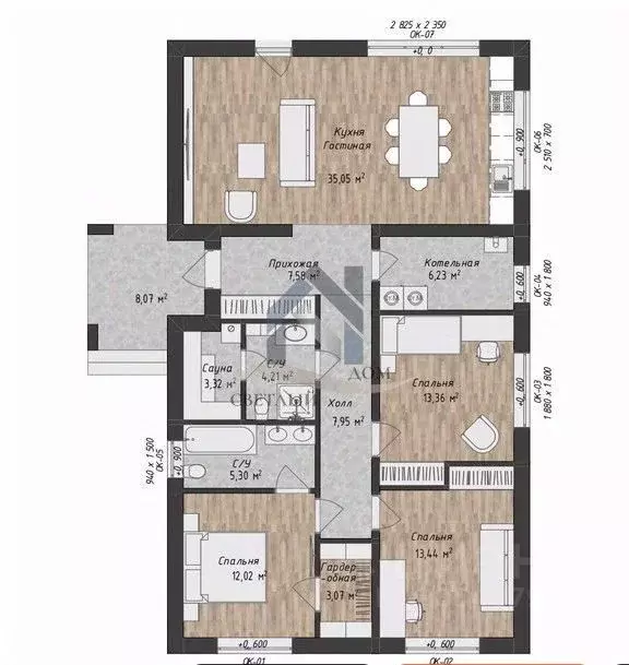 Дом в Алтайский край, Барнаул ул. Пенаты, 42 (111 м) - Фото 2