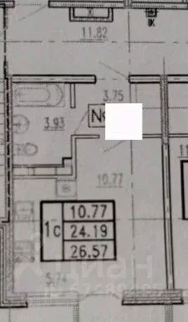 Студия Краснодарский край, Анапа ул. Ивана Голубца, 147 (26.7 м) - Фото 2