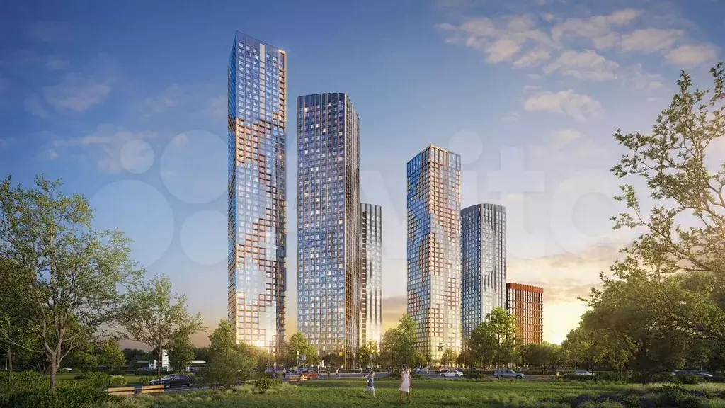 3-к. квартира, 61,4 м, 43/45 эт. - Фото 1