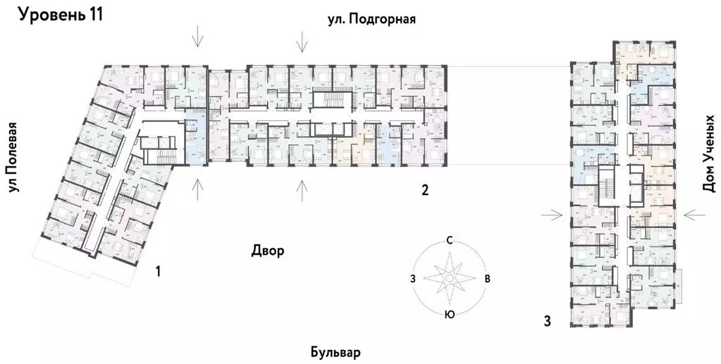 2-к кв. Тюменская область, Тюмень Подгорная ул., 73 (34.04 м) - Фото 1