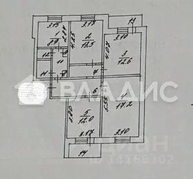 4-к кв. Белгородская область, Белгород 10-й мкр, ул. Спортивная, 20 ... - Фото 2
