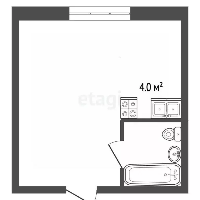 Студия Ростовская область, Ростов-на-Дону ул. Вересаева, 19А (25.0 м) - Фото 1