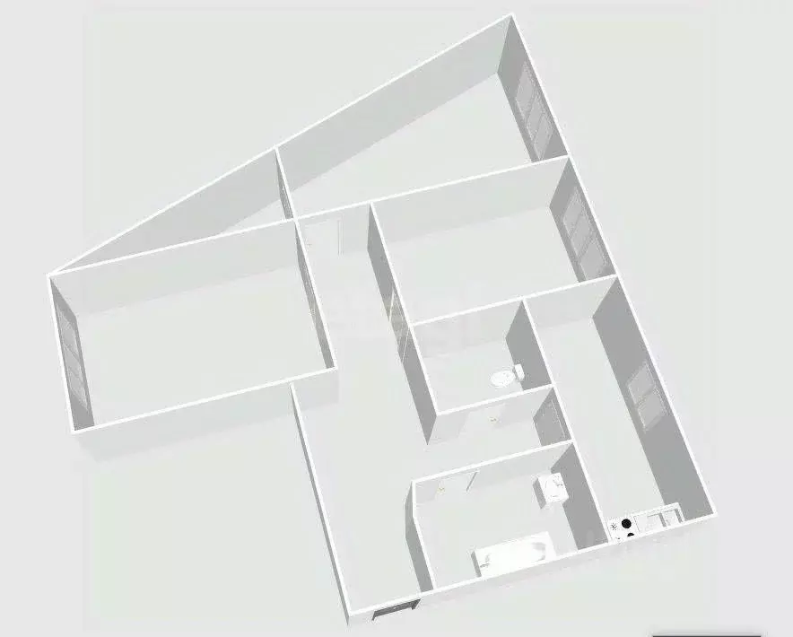 3-к кв. Сахалинская область, Холмск Капитанская ул., 3 (58.9 м) - Фото 2