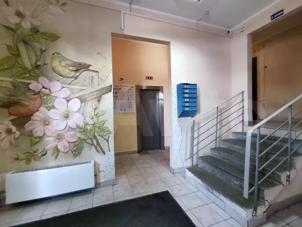 Доля в 3-к. квартире, 10 м, 1/19 эт. - Фото 1