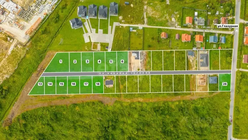 Участок в Калининградская область, Зеленоградск ул. Василия Чернова ... - Фото 1