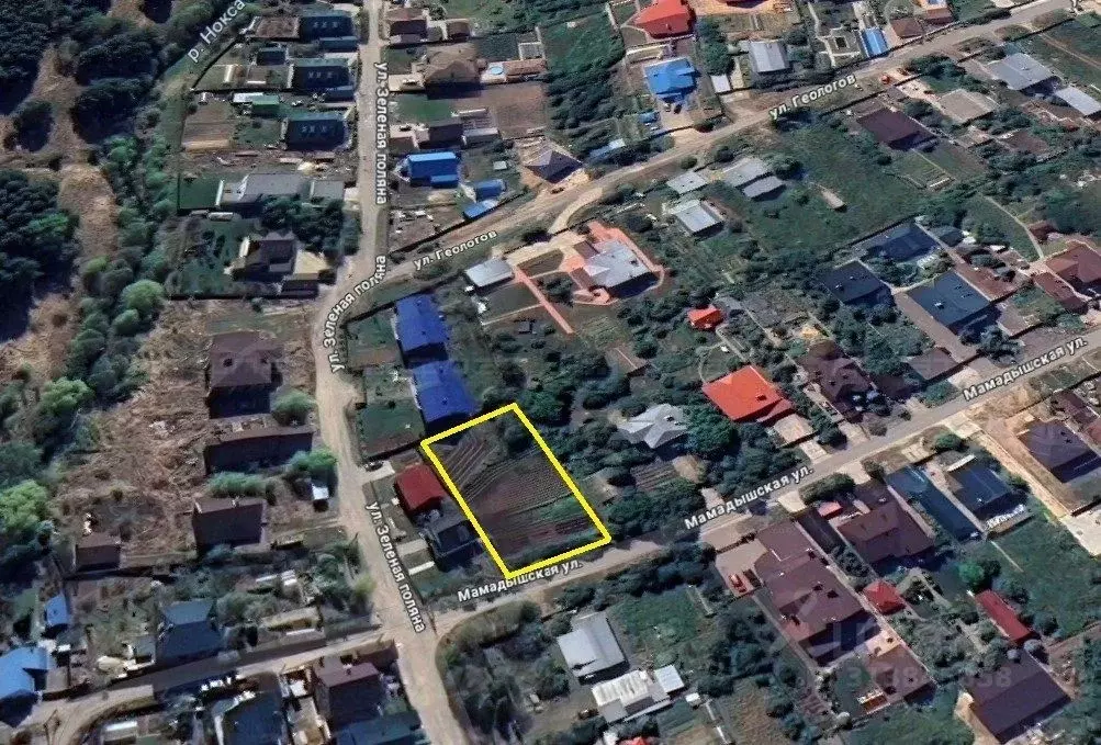 Участок в Татарстан, Казань Мамадышская ул. (12.3 сот.) - Фото 1