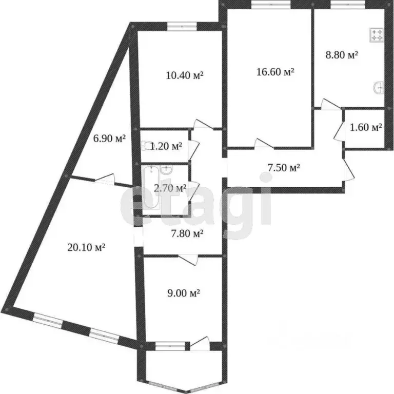 4-к кв. Ростовская область, Ростов-на-Дону Западный мкр, ул. 339-й ... - Фото 2