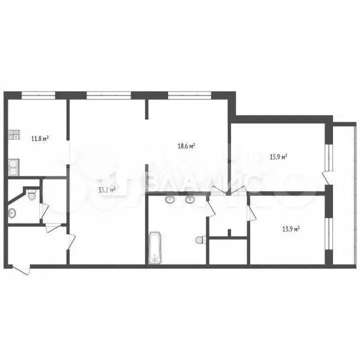 4-к. квартира, 120 м, 16/18 эт. - Фото 0