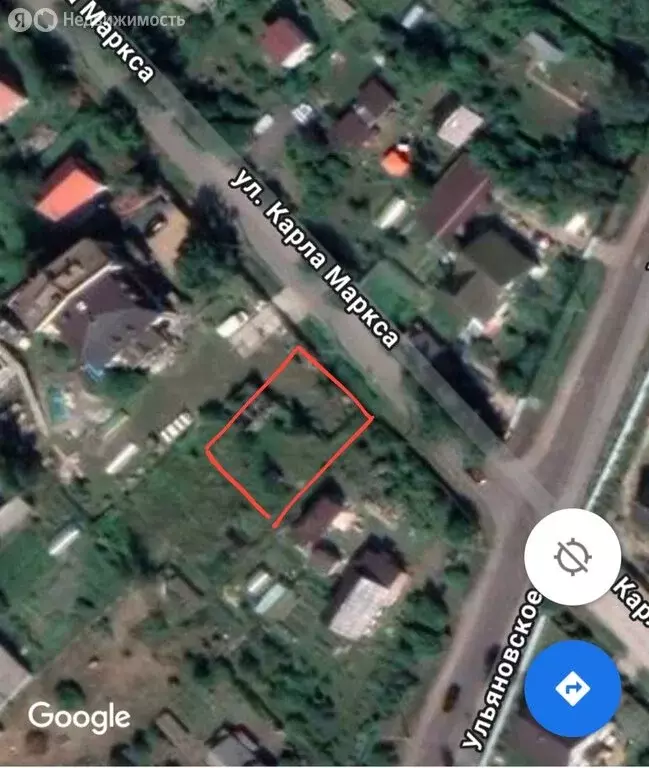 Участок в городской посёлок Ульяновка, улица Карла Маркса (6 м) - Фото 0