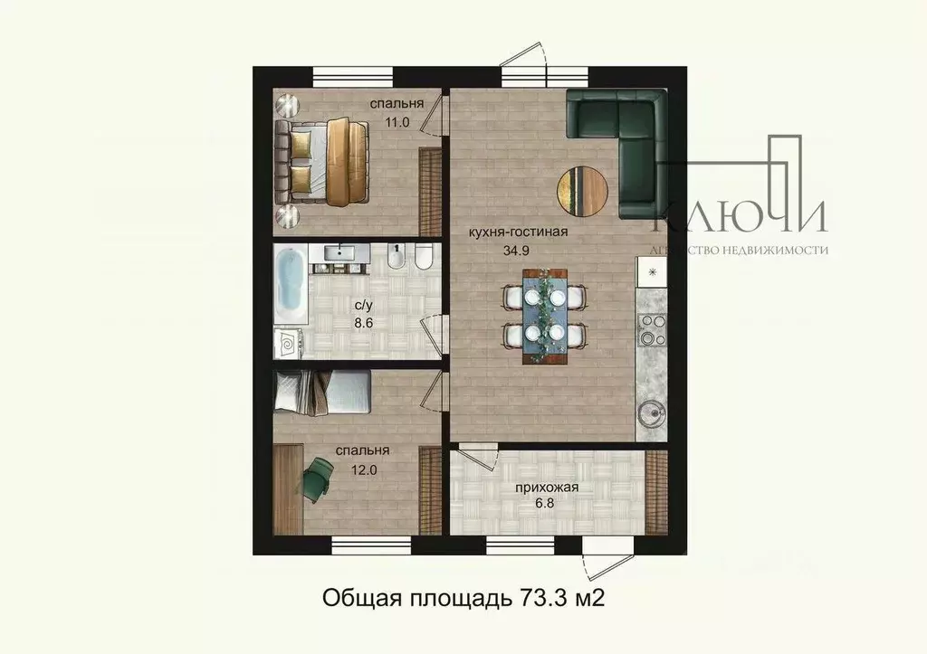 Таунхаус в Челябинская область, Магнитогорск ул. Книжная (70 м) - Фото 2