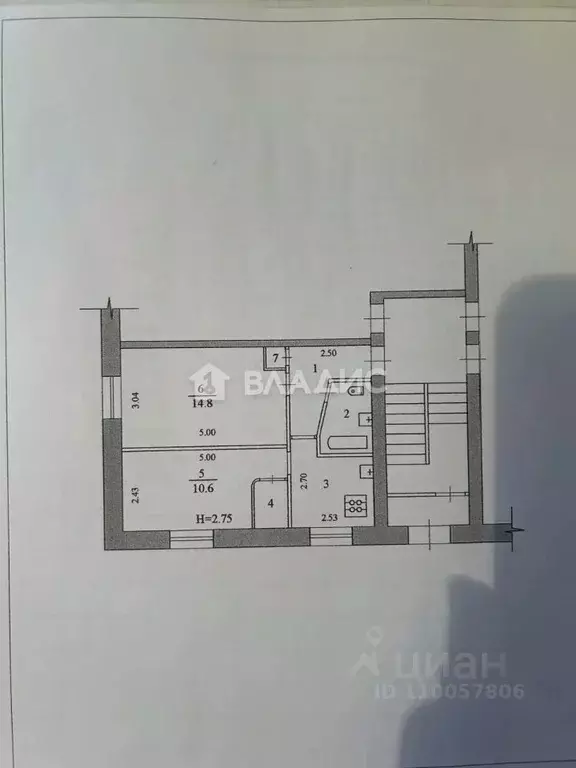 2-к кв. Волгоградская область, Волгоград Брестская ул., 17 (40.9 м) - Фото 2