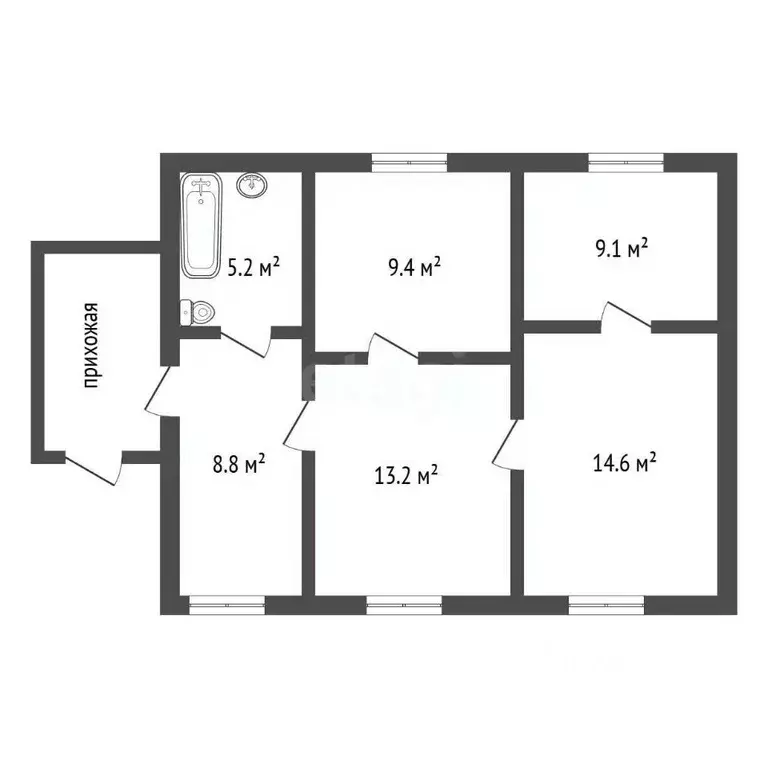 Дом в Воронежская область, Острогожский район, Мастюгинское с/пос, с. ... - Фото 2